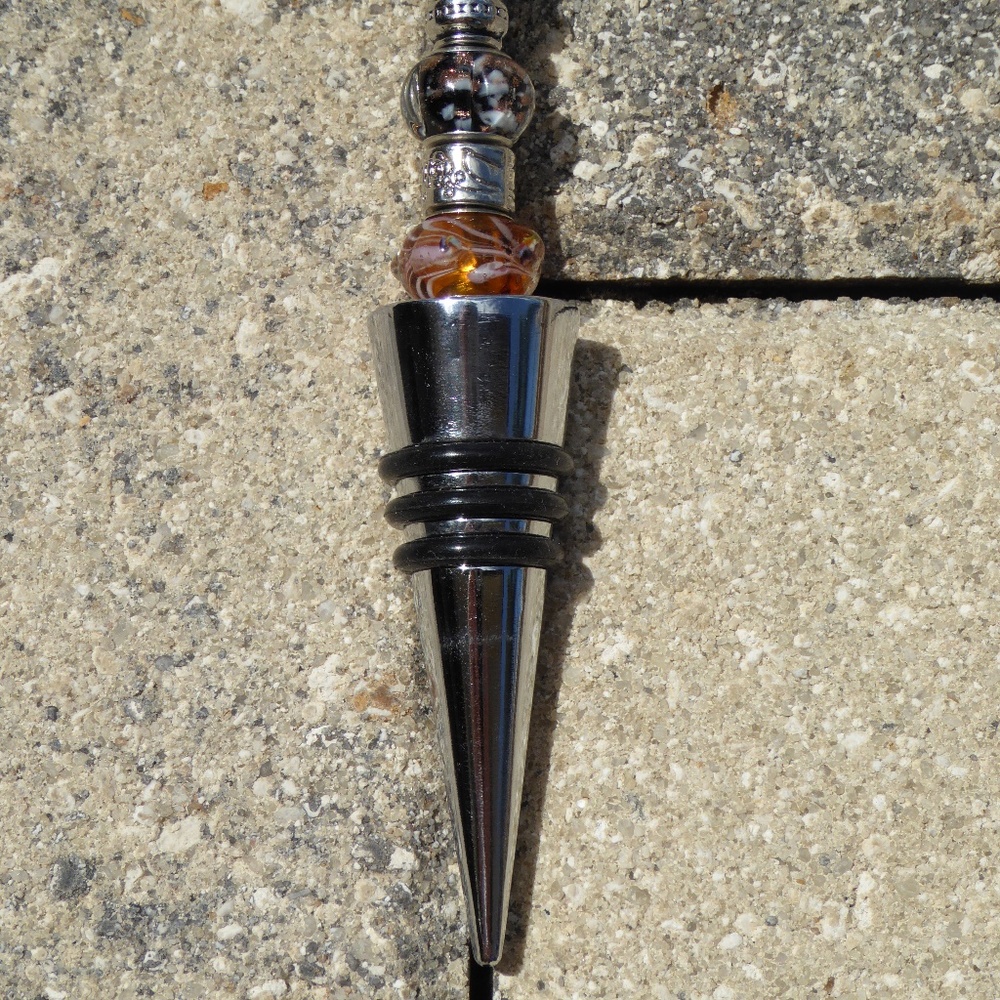 Handmade Beaded Wine Stopper Bottle Beads